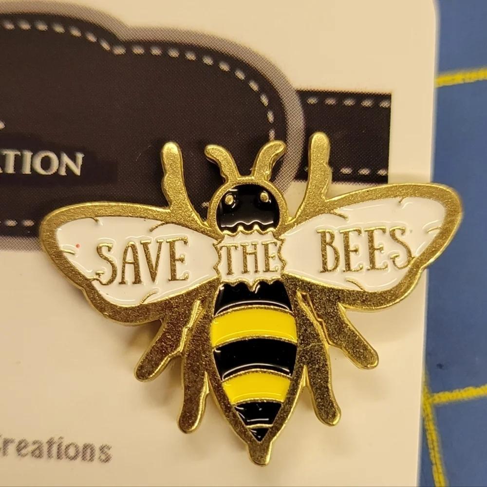 Save the Bees Tack Pin 1
